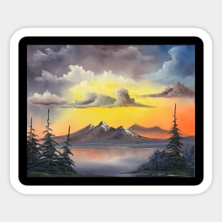 Sunset Aglow Sticker